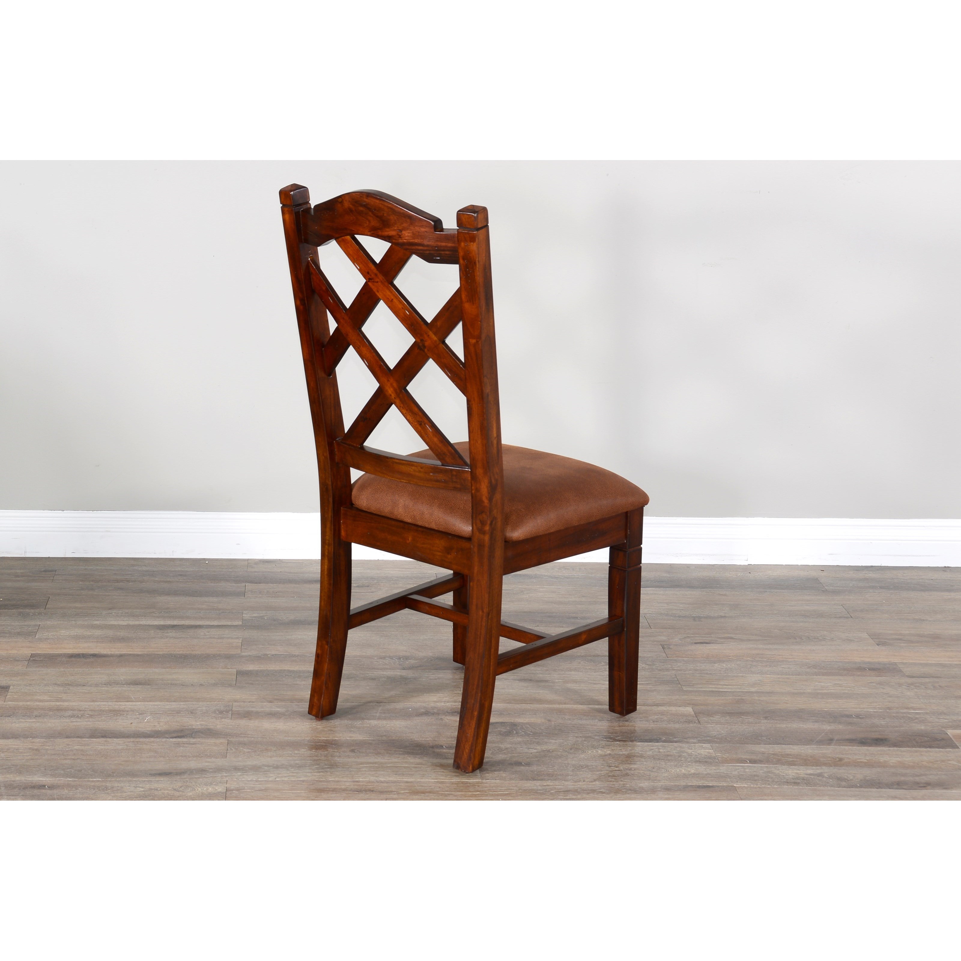 Double cross sales back dining chair